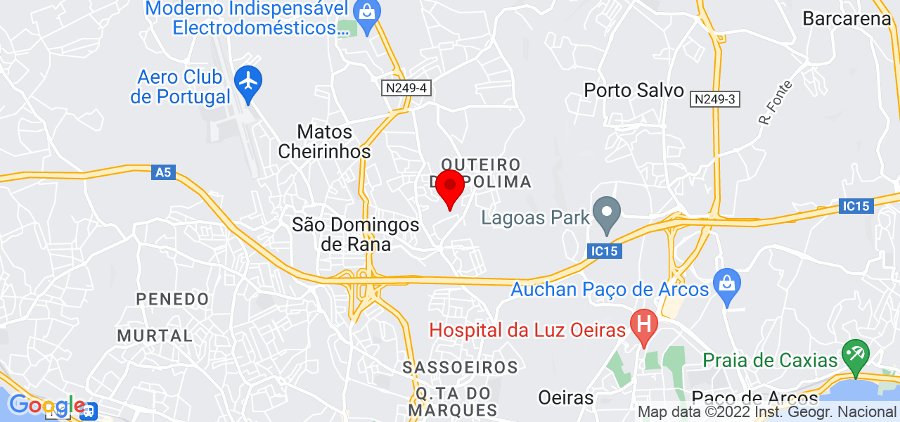 Vania monteiro - Lisboa - Cascais - Mapa