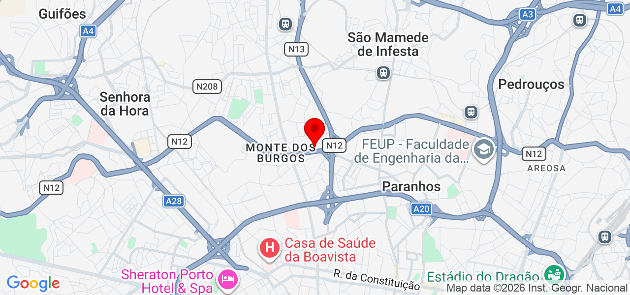 Edmilson Cruz - Porto - Matosinhos - Map