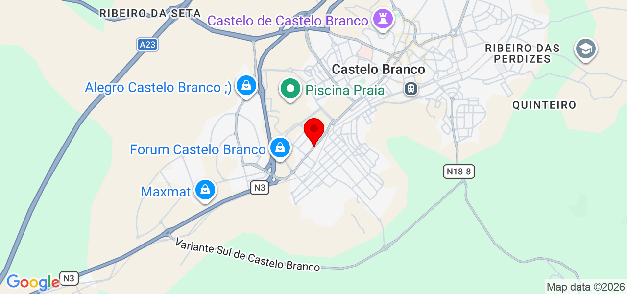 Mariana Martins - Castelo Branco - Castelo Branco - Map
