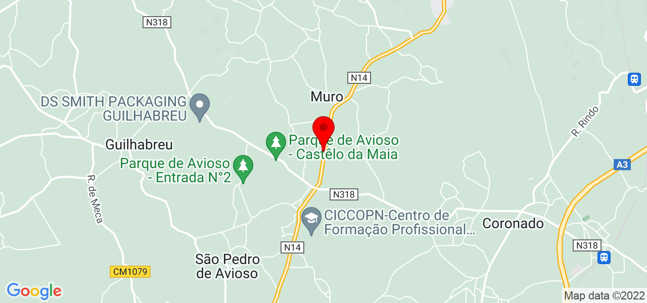 Amanda - Porto - Trofa - Karte
