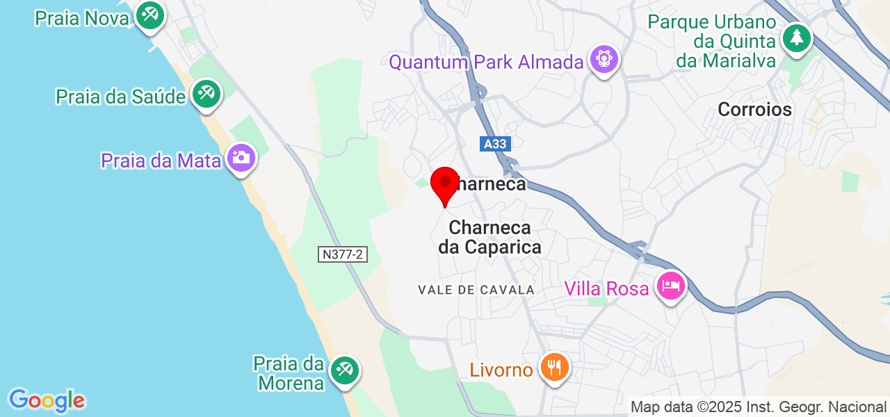 Rodrigo Costa remodelação e instalação. - Setúbal - Almada - Mapa