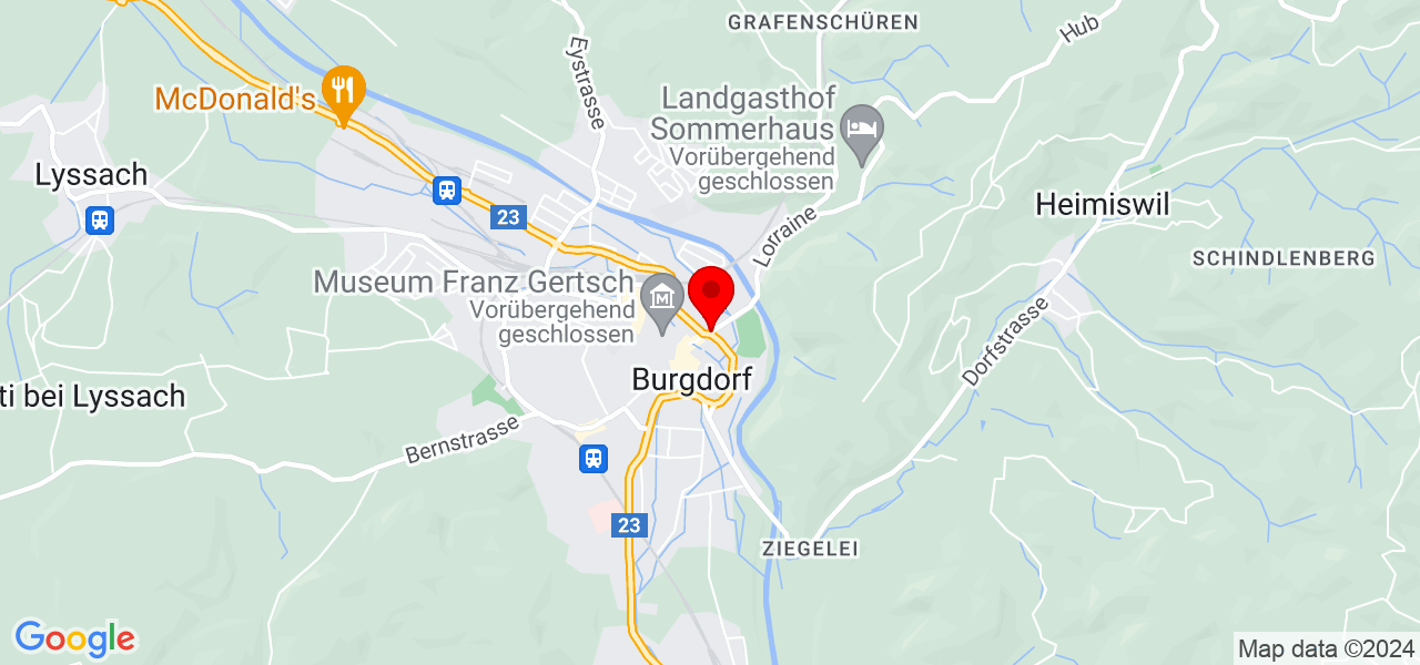 Tanja - Bern - Burgdorf - Karte