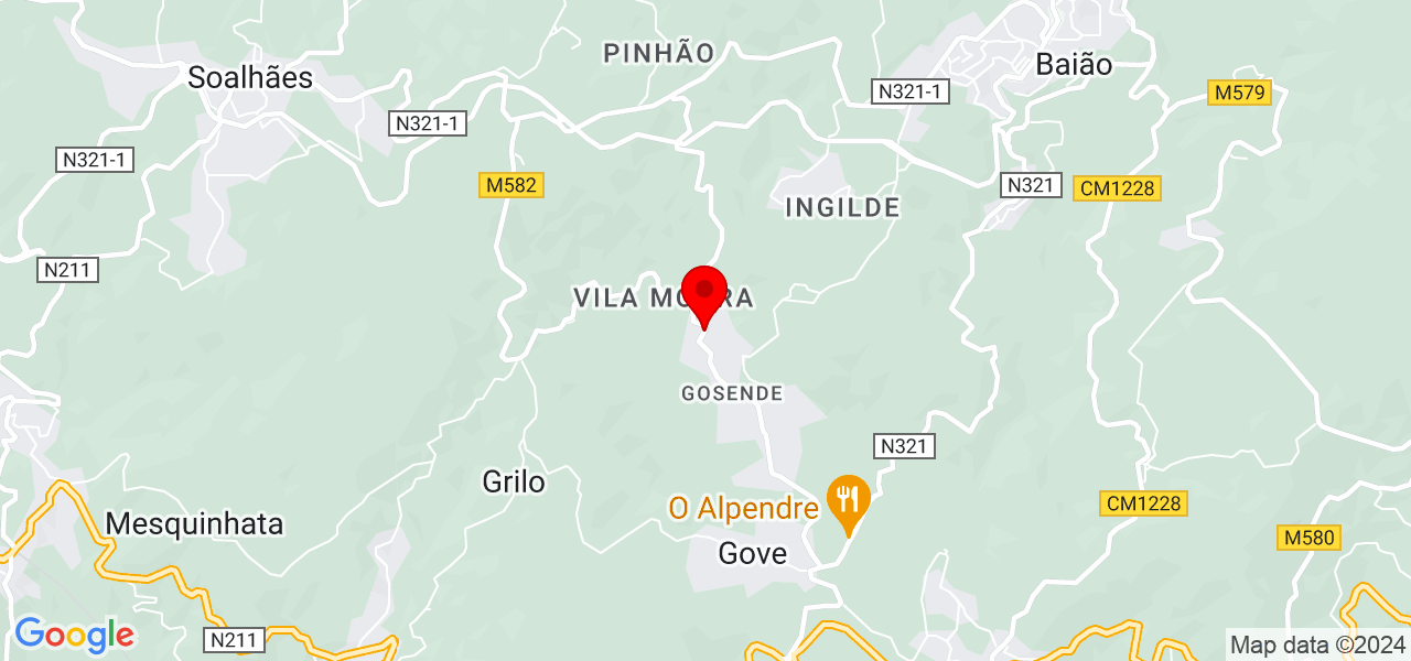 Samuel Topógrafo - Porto - Baião - Map