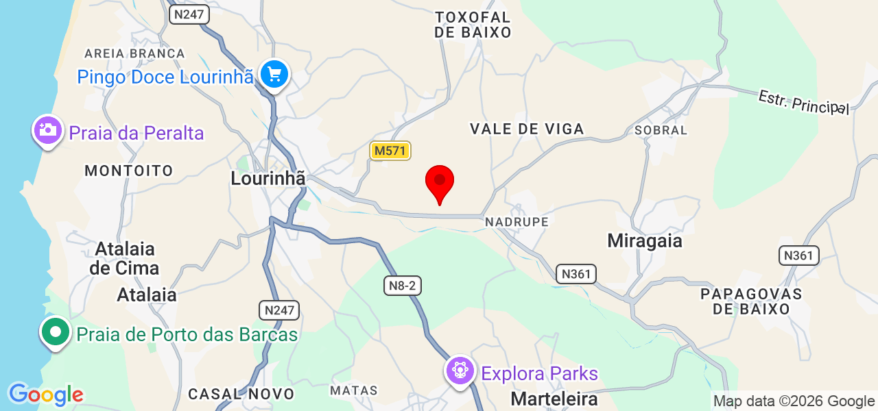 Luana Serviços - Lisboa - Lourinhã - Carte