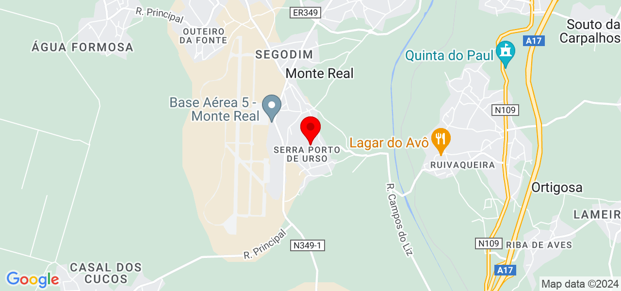 L&iacute;rios - Leiria - Leiria - Mapa
