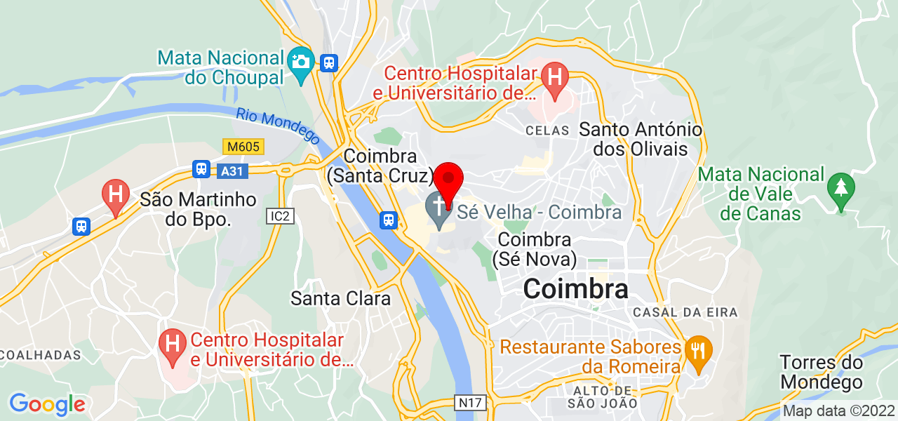 Birra Produ&ccedil;&otilde;es - Coimbra - Coimbra - Mapa