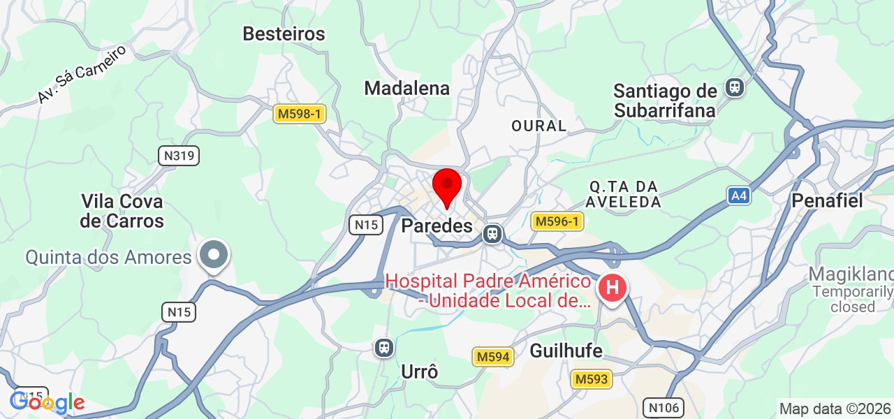 Gilson Mendonça - Porto - Paredes - Map