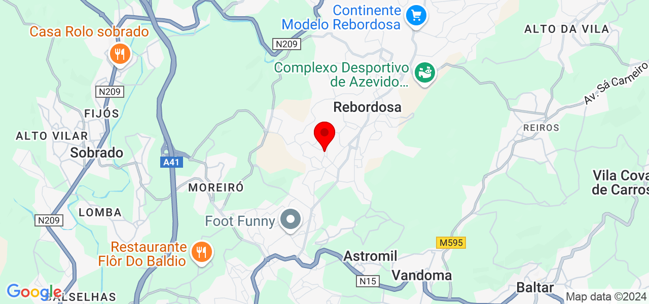Paulo Rocha - Porto - Paredes - Map