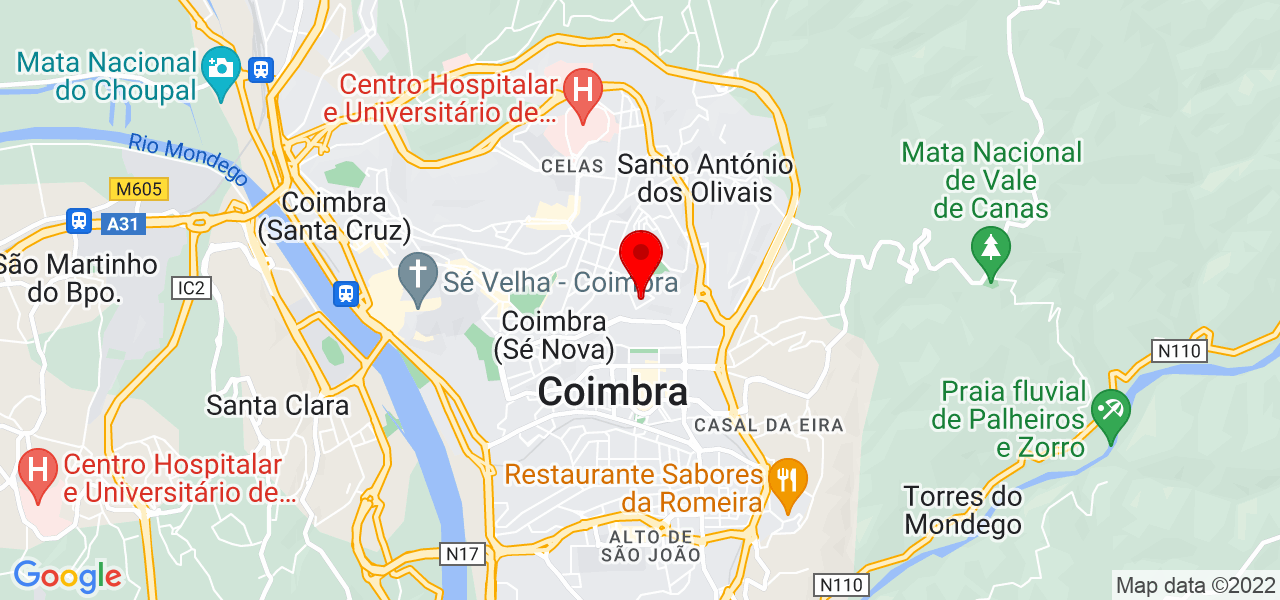 Maria Alfaiate - Coimbra - Coimbra - Mapa