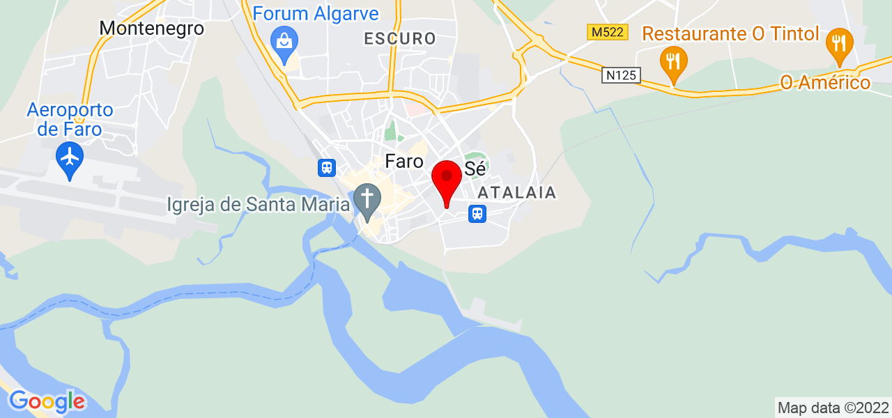 Rafael Gomes - Faro - Faro - Mapa