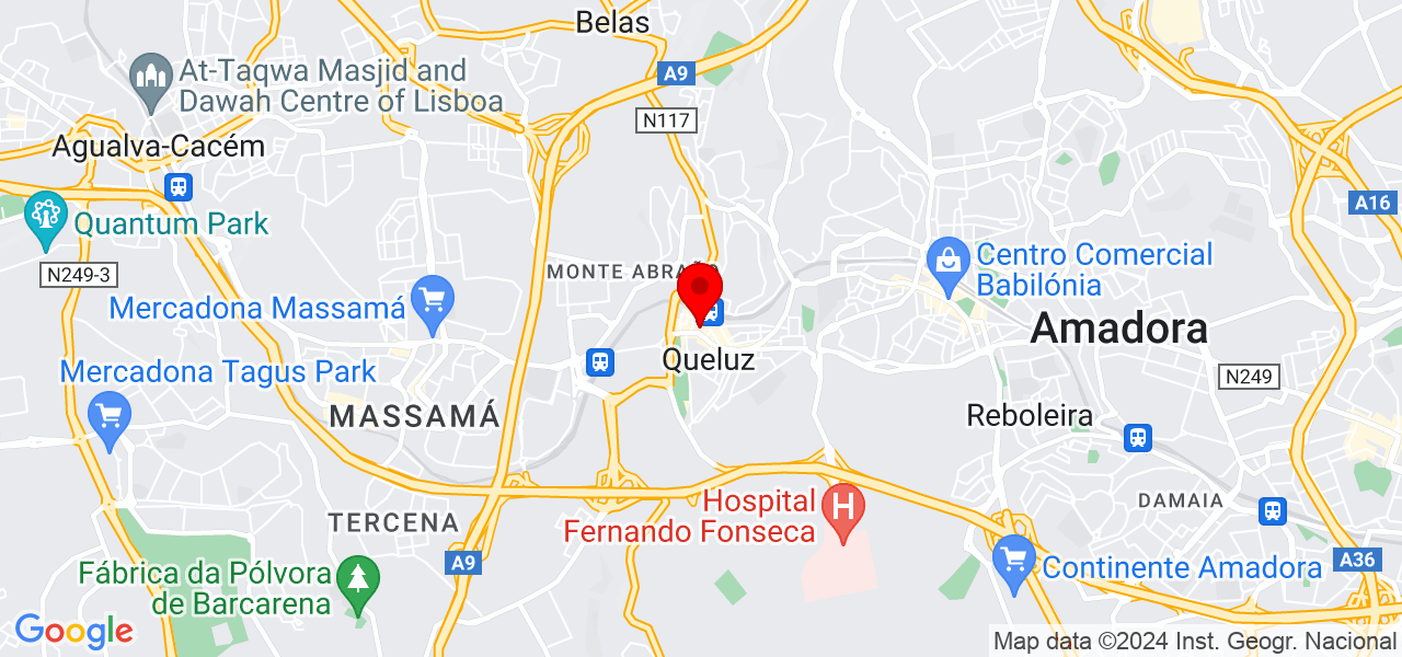 Sandy Gomes - Lisboa - Sintra - Mapa