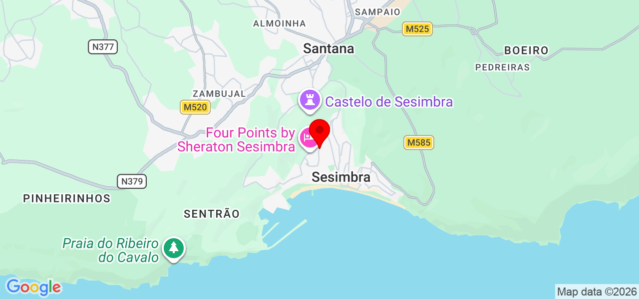 EuropeSolutions - Setúbal - Sesimbra - Karte
