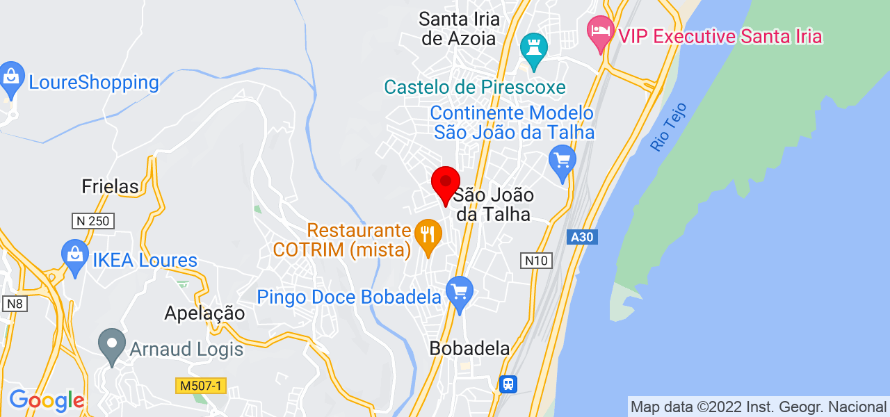 Felipe Fonseca - Lisboa - Loures - Mapa