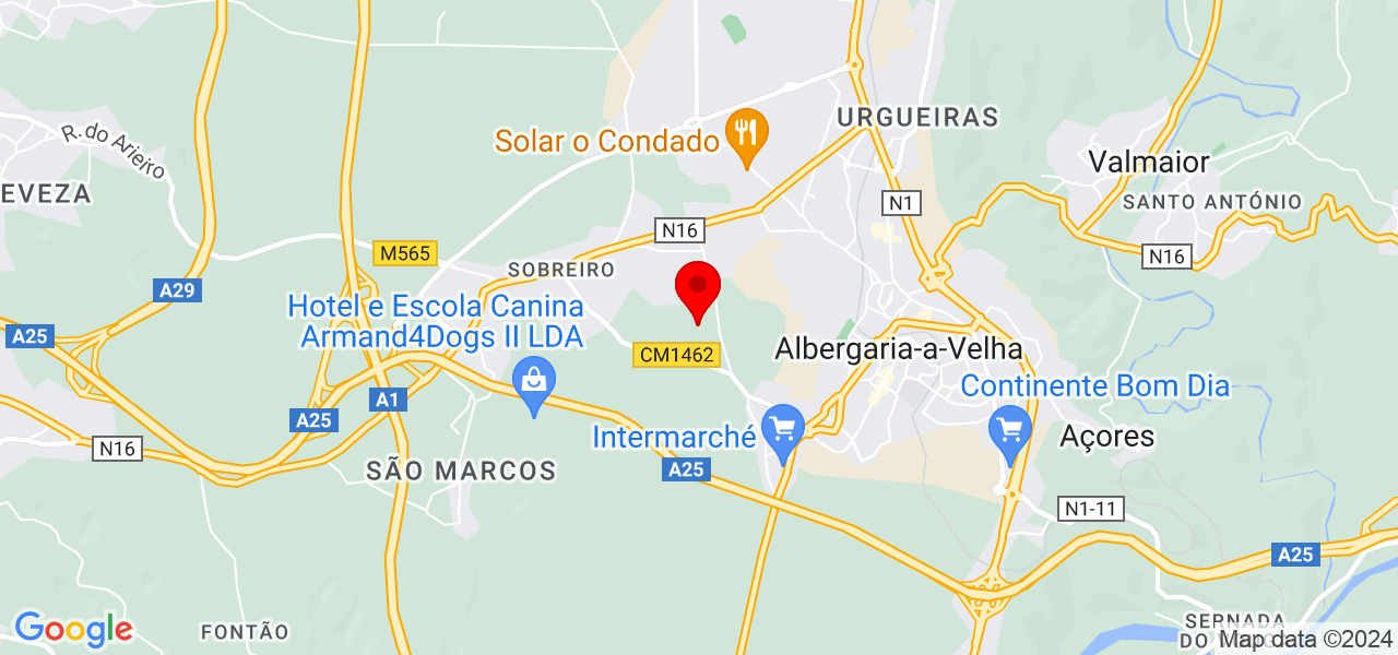 Pacheco - Aveiro - Albergaria-a-Velha - Carte