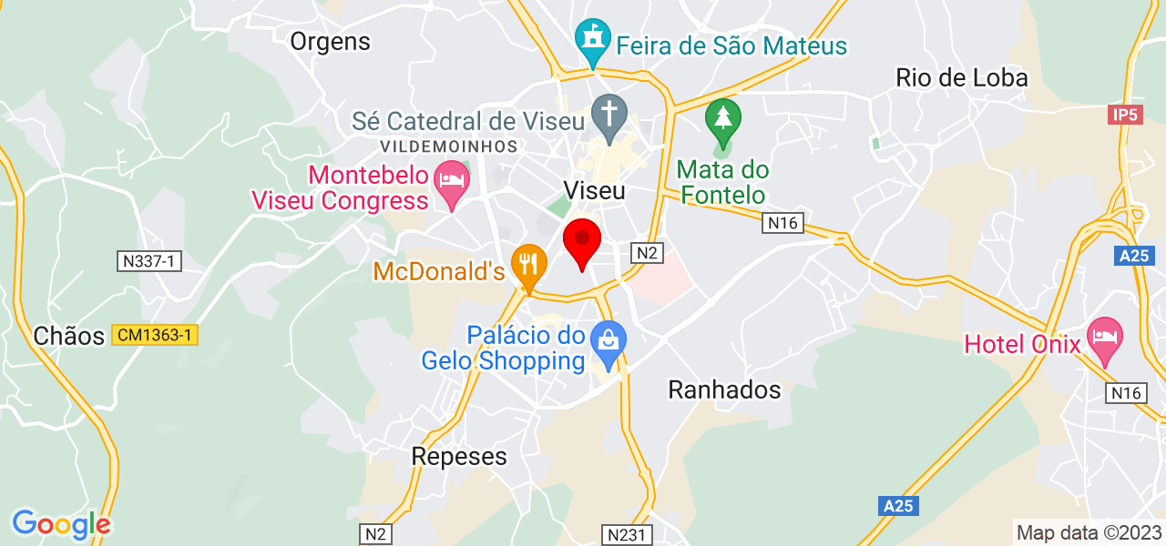 Pedro Rodrigues - Viseu - Viseu - Mapa