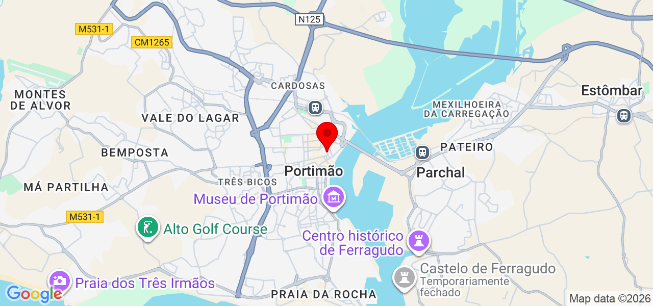 David Calado – Entregas com trotinete elétrica - Faro - Portimão - Mapa