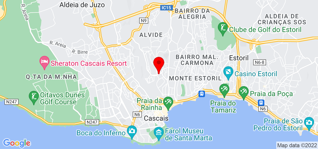 Claudio Dentzien - Lisboa - Cascais - Mapa