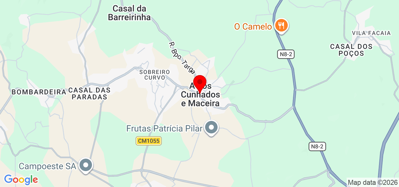 Paula Santos - Lisboa - Torres Vedras - Map