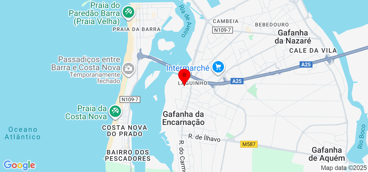 Furgao sempre a mão - Aveiro - Ílhavo - Mapa
