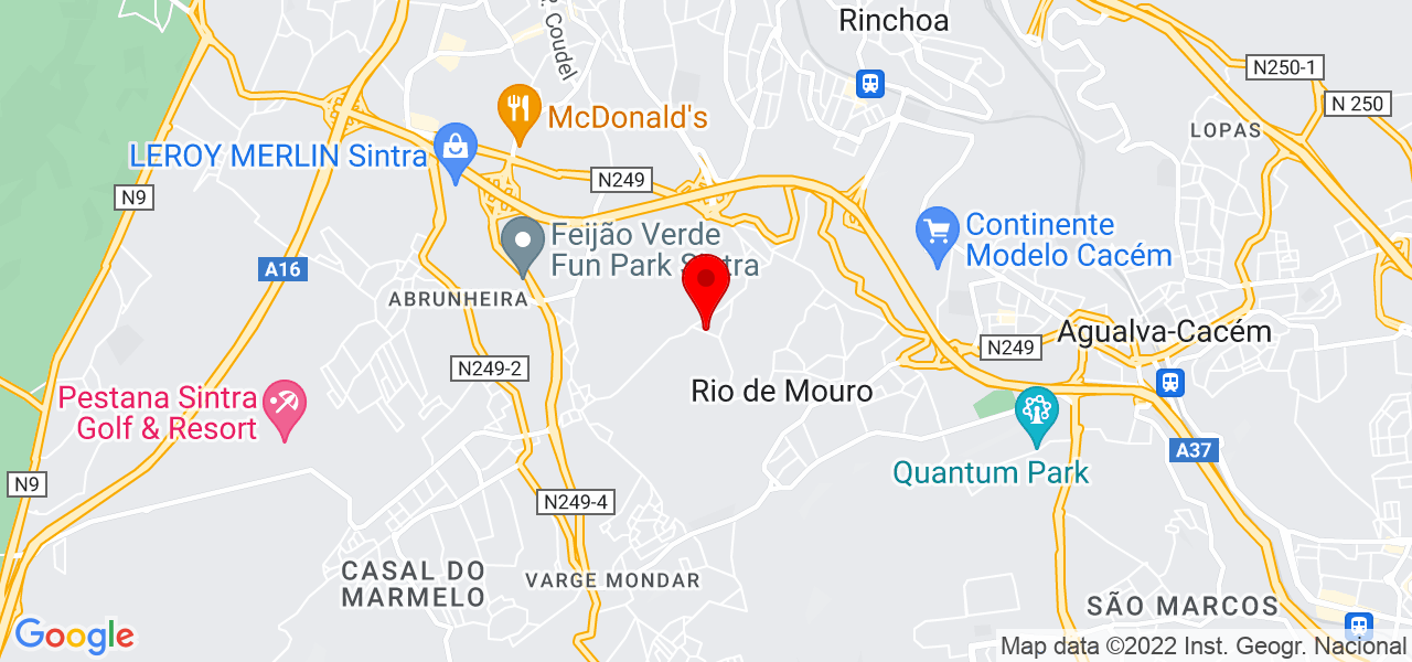 Luisa Barbosa - Lisboa - Sintra - Mapa