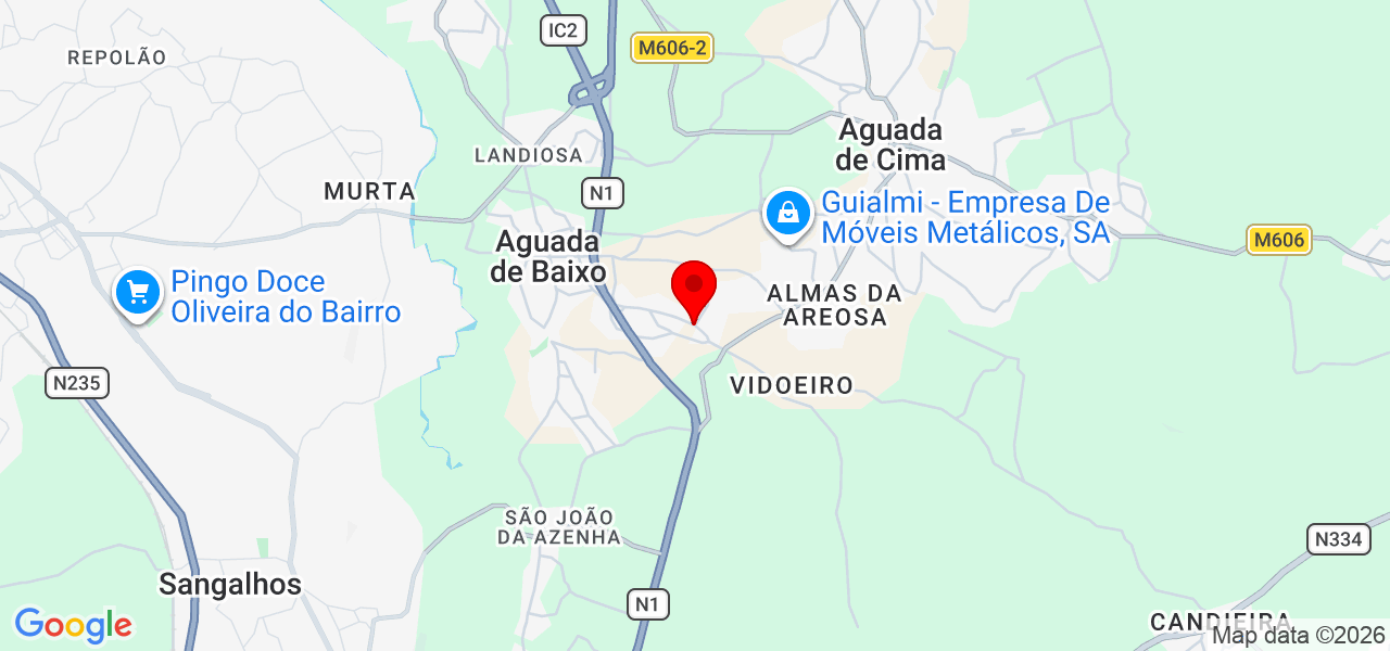 Adega Mal&aacute;pio - Aveiro - Águeda - Karte