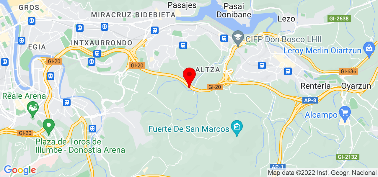 DJ OSTO - País Vasco - Donostia/San Sebastián - Mapa