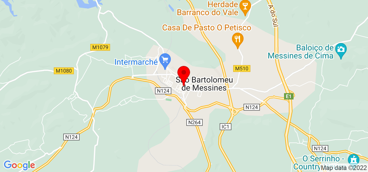 Tar&oacute;loga Patr&iacute;cia - Faro - Silves - Mapa