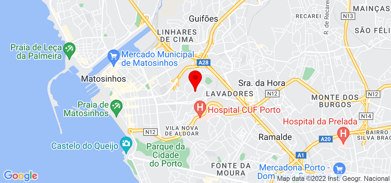 Marta Alves - Porto - Matosinhos - Mapa