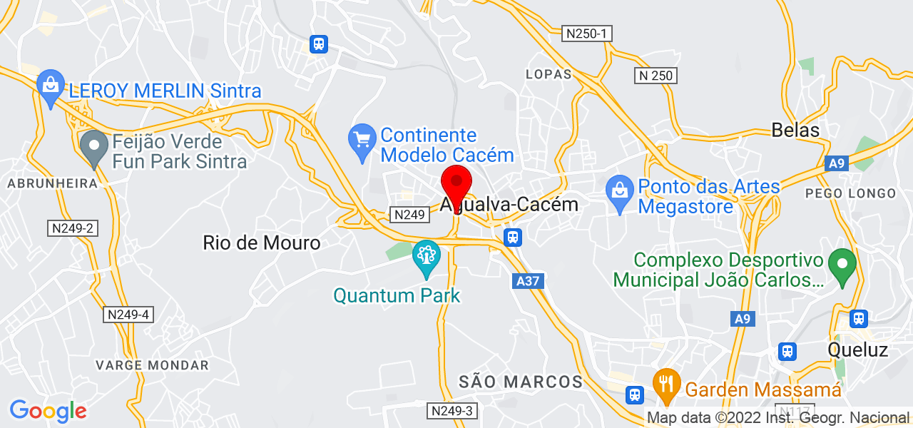 Krav Maga - IKMF - Lisboa - Sintra - Mapa