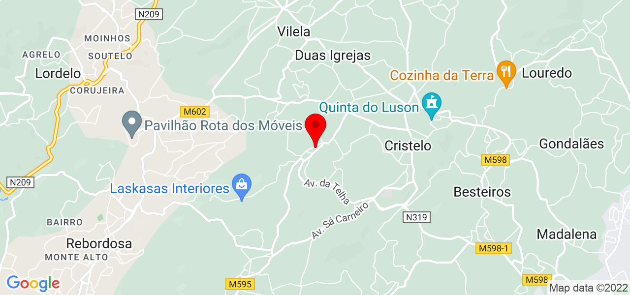 Jacinta - Porto - Paredes - Mapa