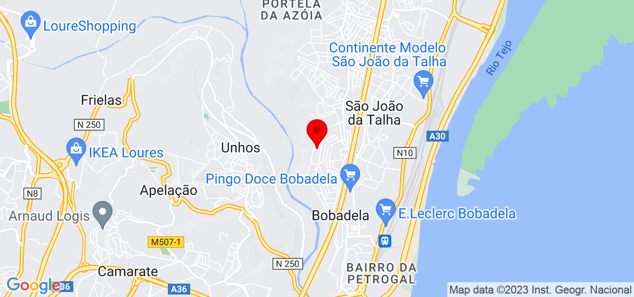 F&aacute;bio Freches - Lisboa - Loures - Mapa