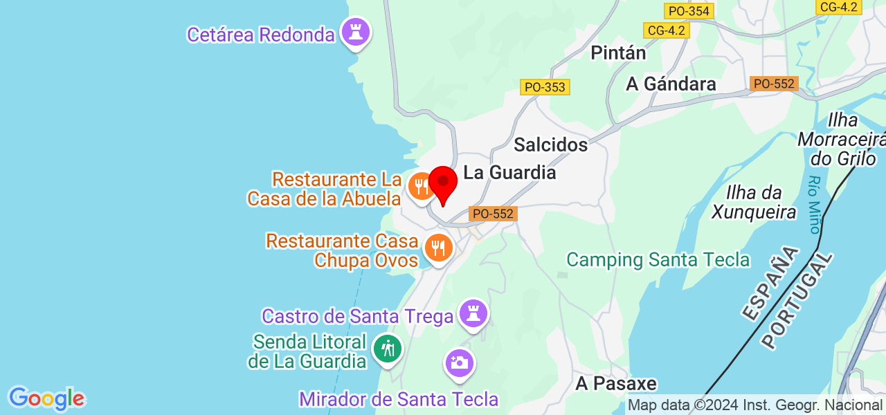 Echomoon8 - Galicia - A Guarda - Mapa