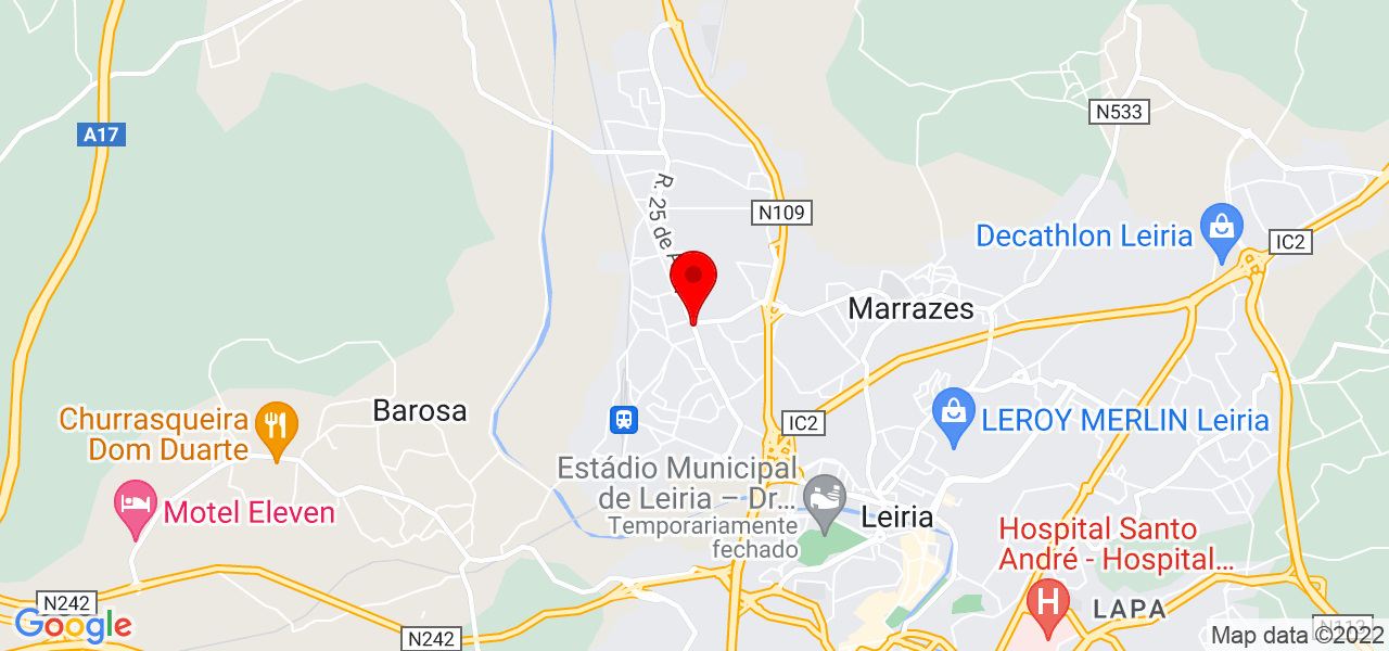 Jessica silva - Leiria - Leiria - Mapa