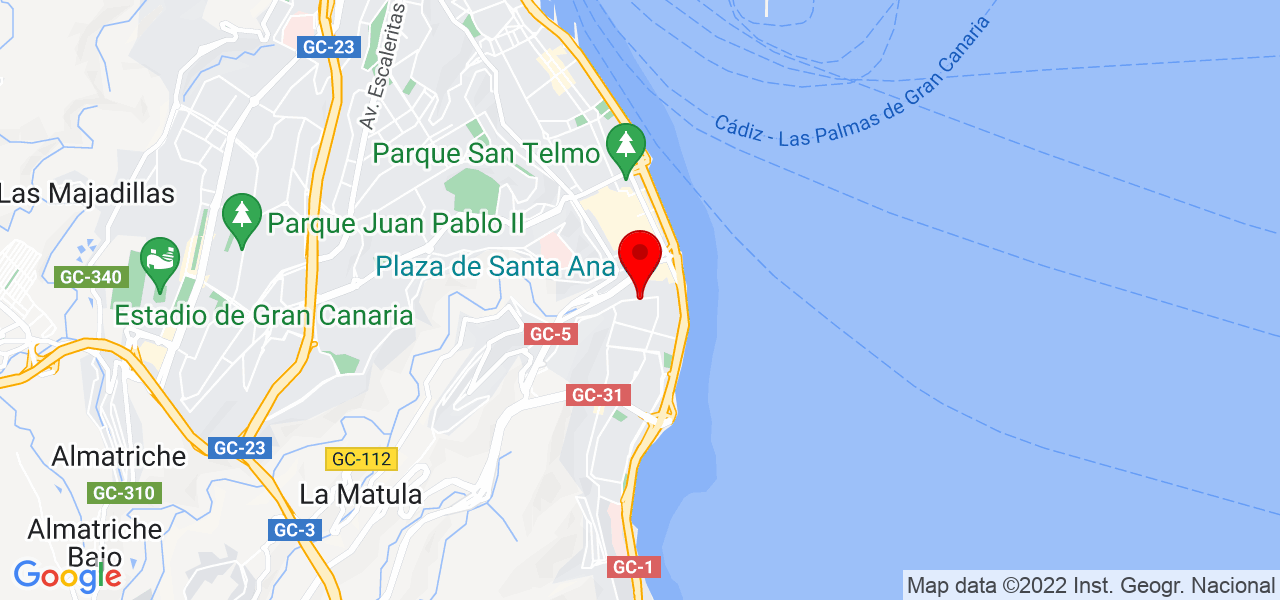 Conchi Hern&aacute;ndez - Islas Canarias - Las Palmas de Gran Canaria - Mapa
