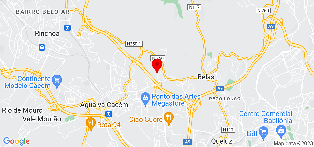 Rute Rodrigues - Lisboa - Sintra - Mapa