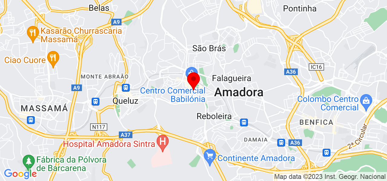 Fábio Viegas - Lisboa - Amadora - Mapa
