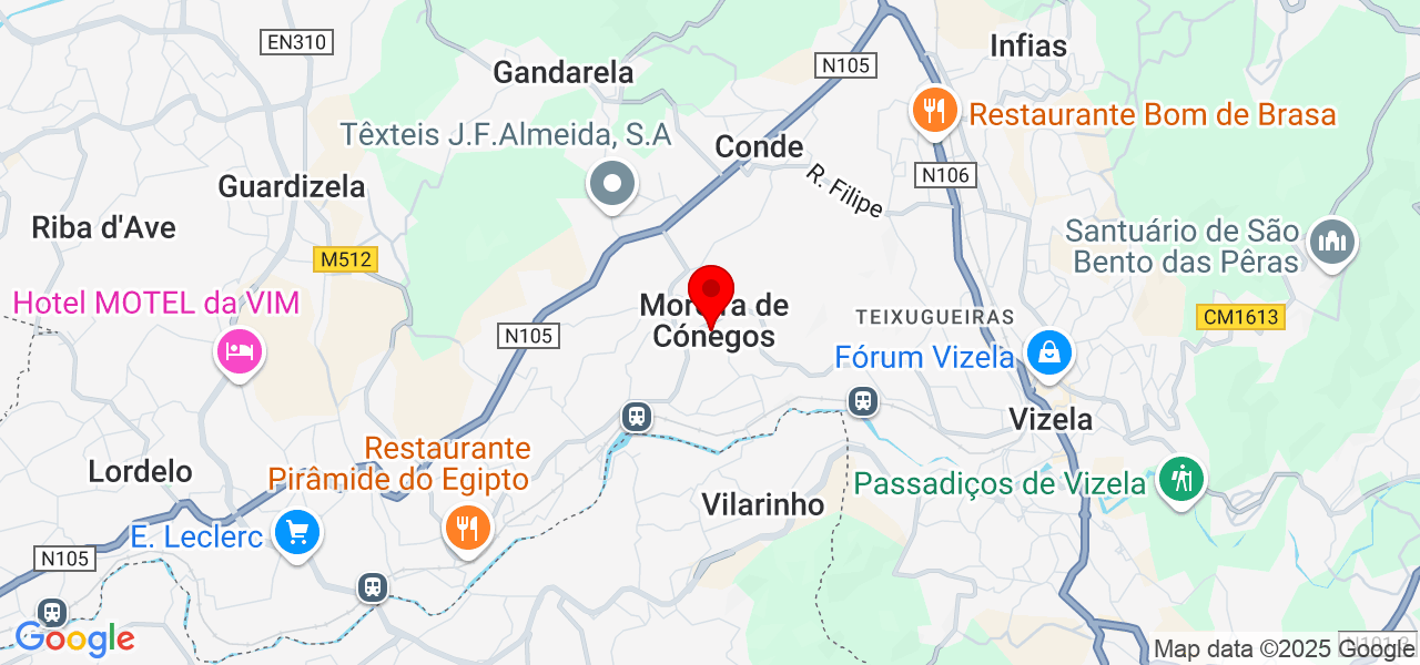 Jose Alves - Braga - Guimarães - Map