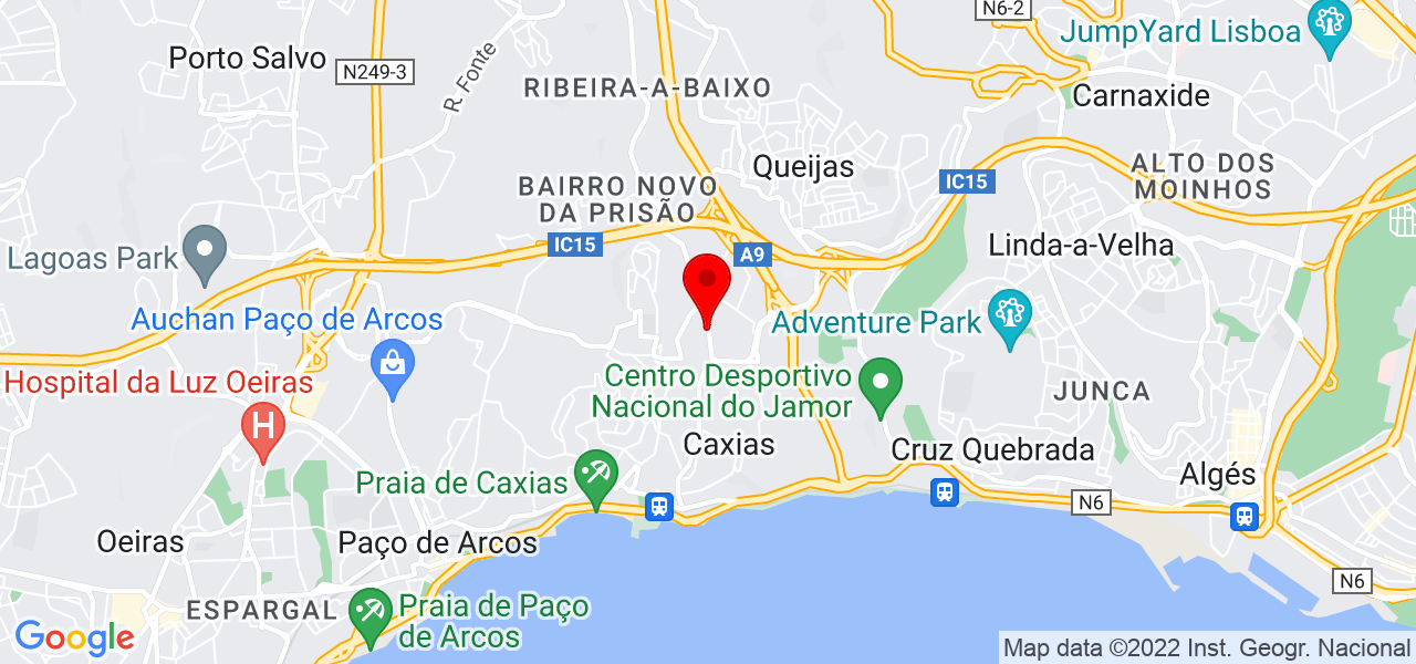Henrique Oliveira - Lisboa - Oeiras - Mapa