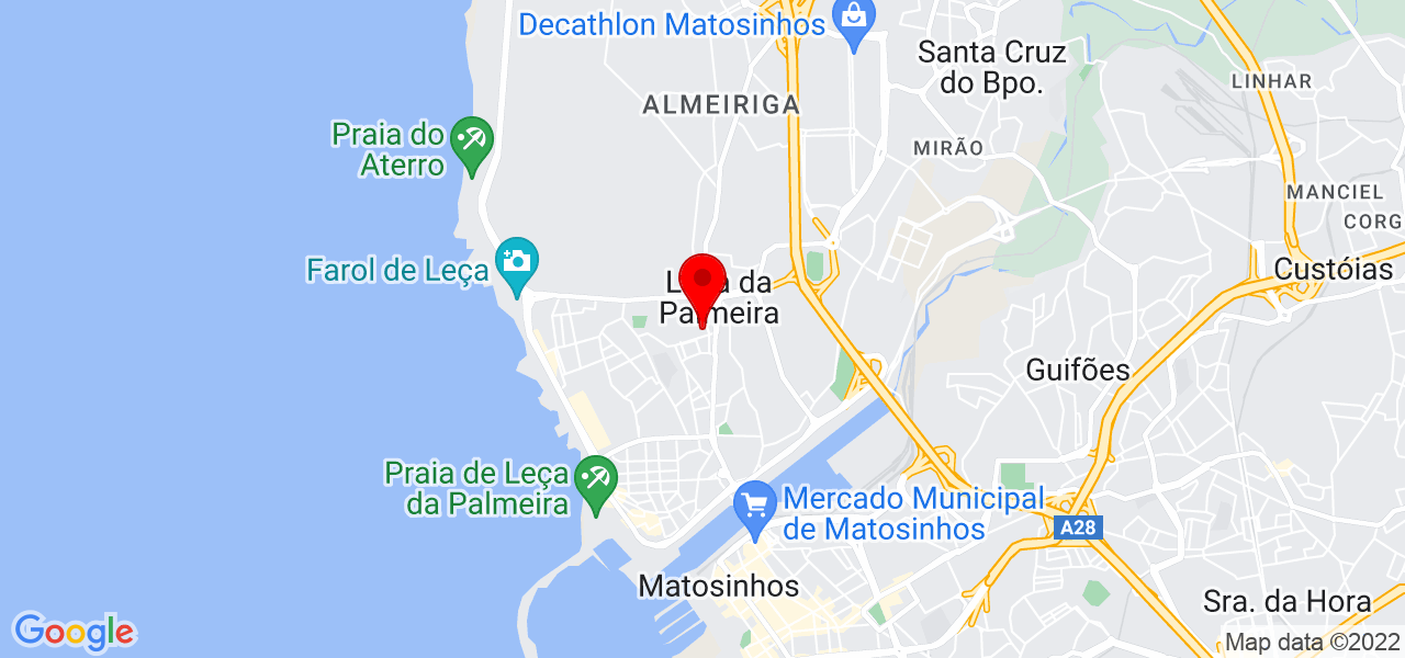 Simone Vieira - Porto - Matosinhos - Mapa