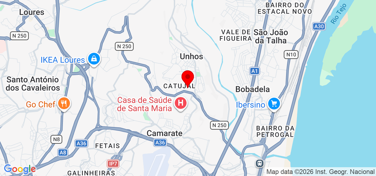 Quaresma Soares construções, unipessoal - Lisboa - Loures - Karte