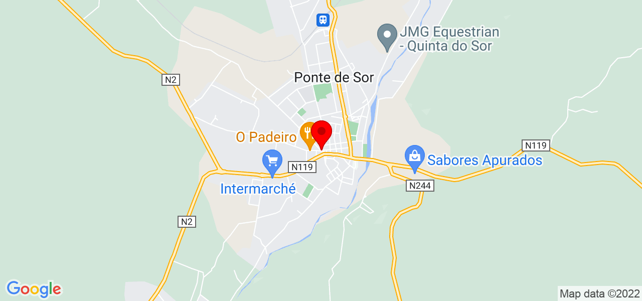 Econstrutec - Portalegre - Ponte de Sor - Mapa
