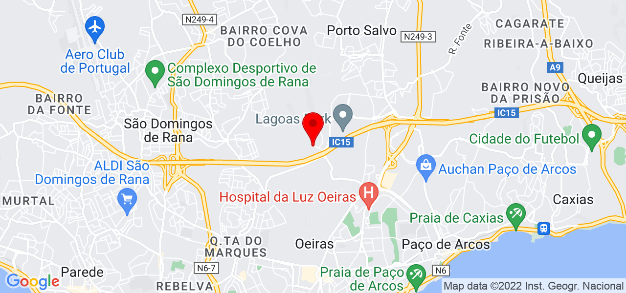 Claudia Helena - Lisboa - Oeiras - Mapa