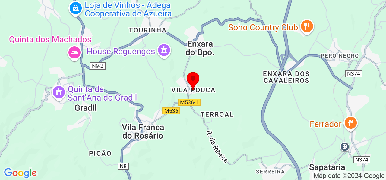 Tha&iacute;s Souza - Lisboa - Mafra - Mapa