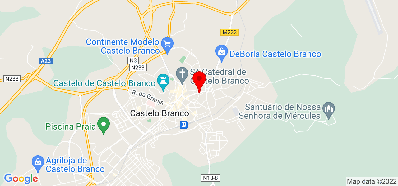 Ana Mena - Castelo Branco - Castelo Branco - Mapa