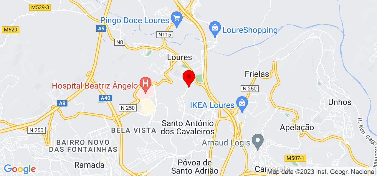 Cleannig - Lisboa - Loures - Mapa
