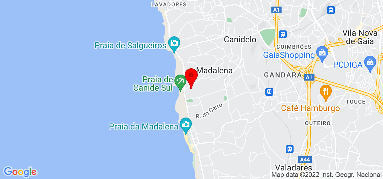Talitapetcare - Porto - Vila Nova de Gaia - Karte
