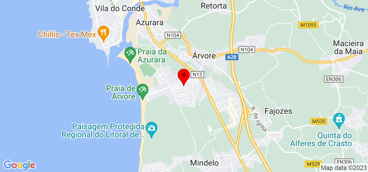 Carlos Martes - Porto - Vila do Conde - Mapa