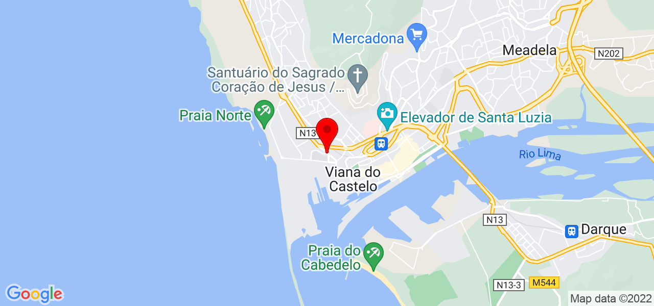 Marilene dos santos Reis - Viana do Castelo - Viana do Castelo - Mapa