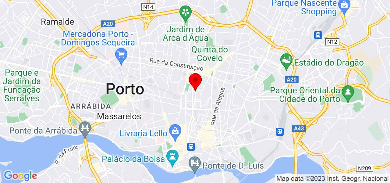 Jos&eacute; Filipe - Porto - Porto - Mapa