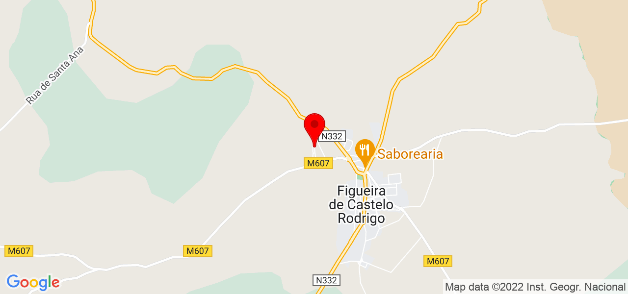 R.C atelier de moda - Guarda - Figueira de Castelo Rodrigo - Mapa